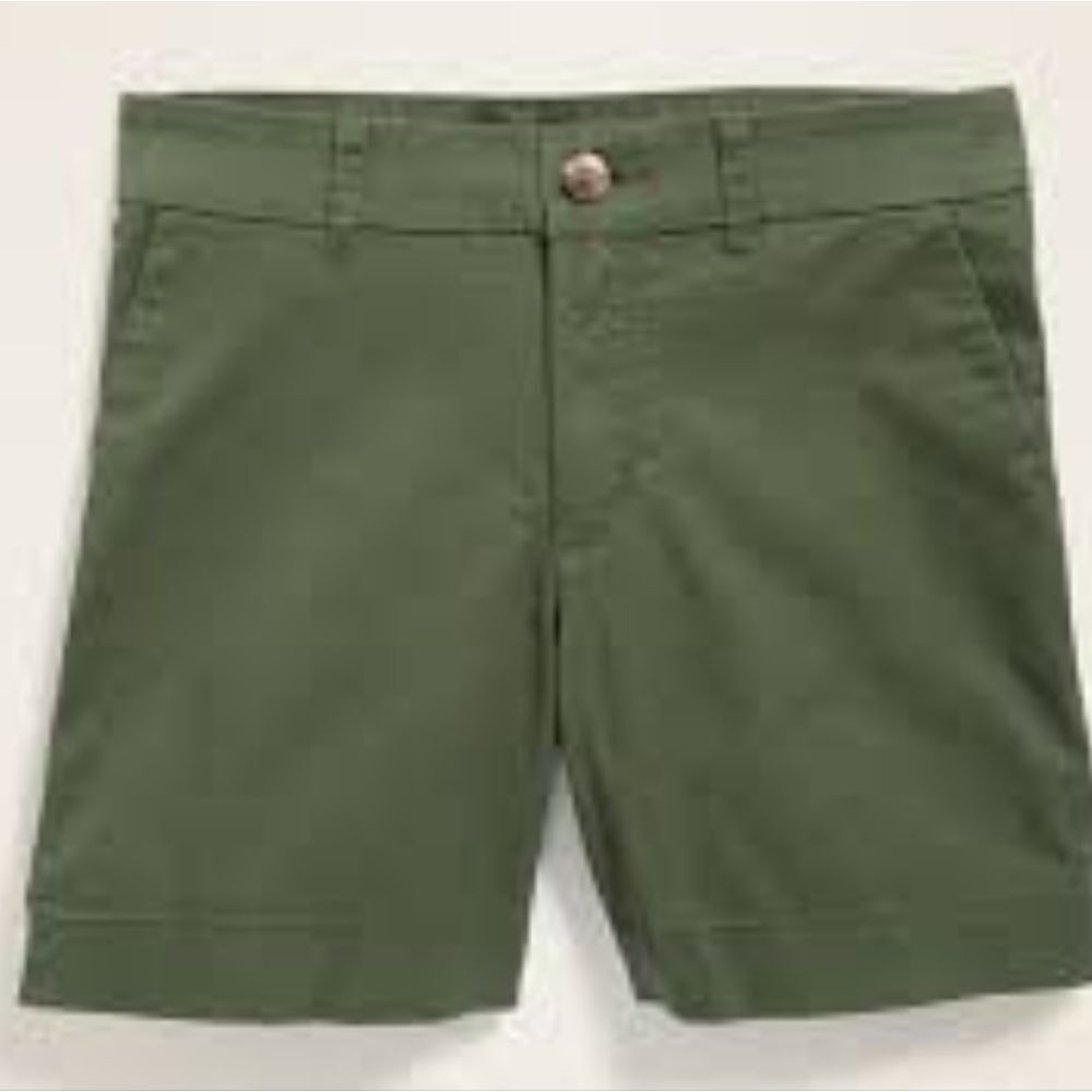 Olive green khaki High rise shorts size 8